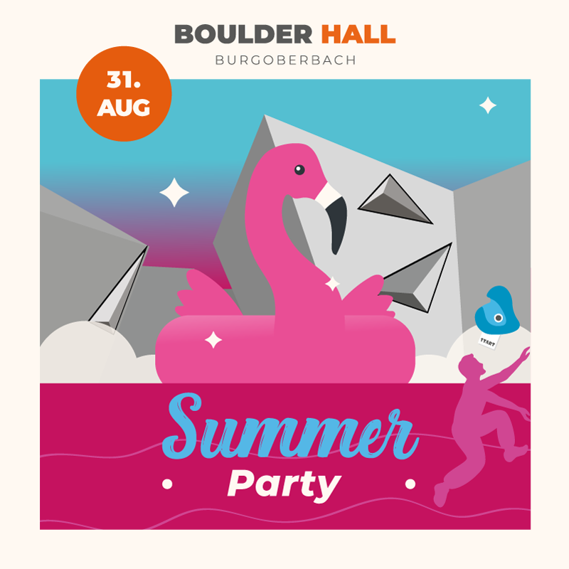 Summer Party - Sommerfest am 31. August in der Boulder Hall